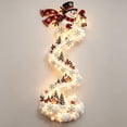 thumbnail image 4 of Luz de Pared de Sendero Mágico Navideño, Decoración de Pared de Historia Navideña Iluminada con Escena Estacional Brillante, Acento Festivo para Interiores para Sala de Estar, Recámara y Fiesta, 4 of 5