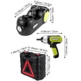thumbnail image 2 of Gato eléctrico VEVOR hidráulico para coche de 5 toneladas con llave de impacto electrica y luz LED, 2 of 9