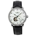 thumbnail image 1 of Zeppelin Friedrichshafen Leather Strap Silver Open Heart Dial Automatic 85664 Men's Watch, 1 of 3