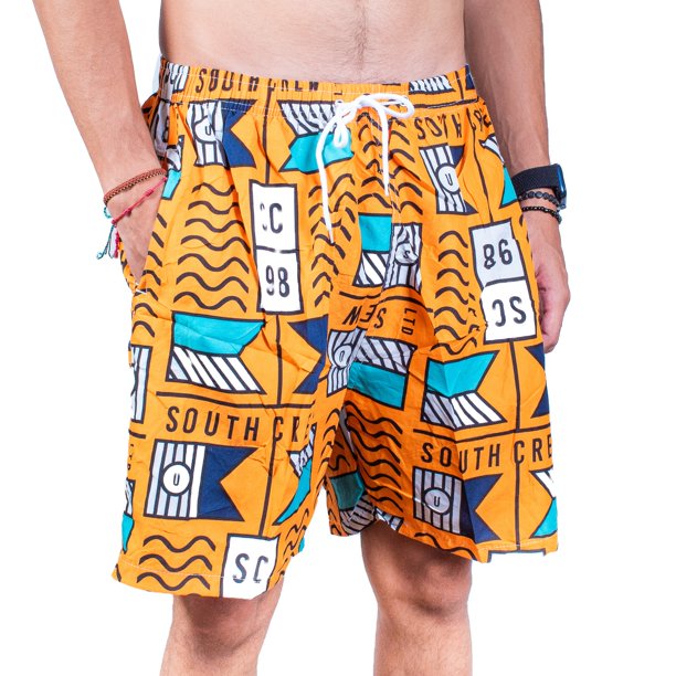 Short De Baño Estampado. Bañador Para Hombre