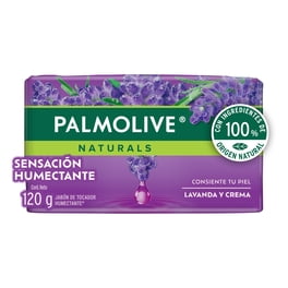 Jabon de Baño Palmolive Naturals Sensación Humectante Lavanda y Crema 120 g