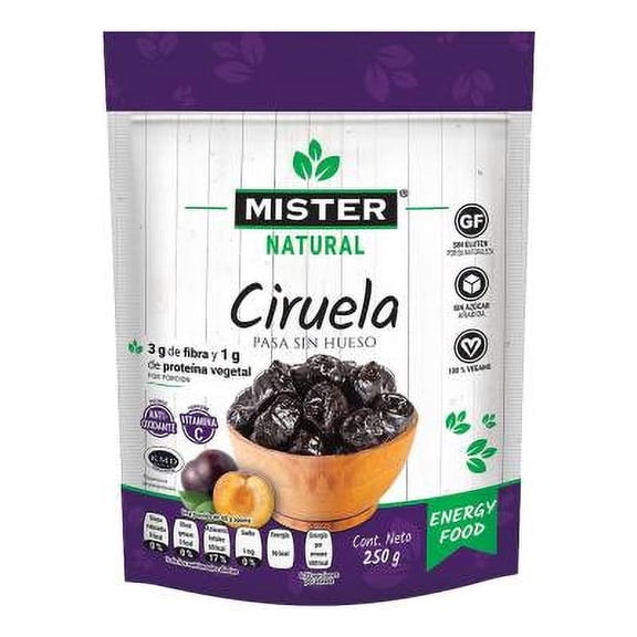 Ciruela pasa Mister Natural sin hueso 250 g