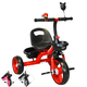 thumbnail image 1 of Triciclo para Niños con Timbre y Espejo Ruedas de Eva Canastas Trasera y Delantera Apto a partir de 2 Años Soporta hasta 20 kg - Rojo, 1 of 6