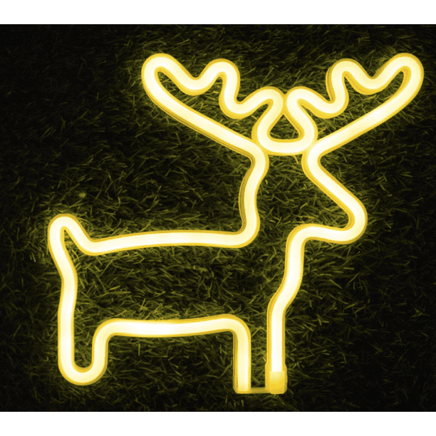 Letrero led neon decoración Artego navidad reno Beckon