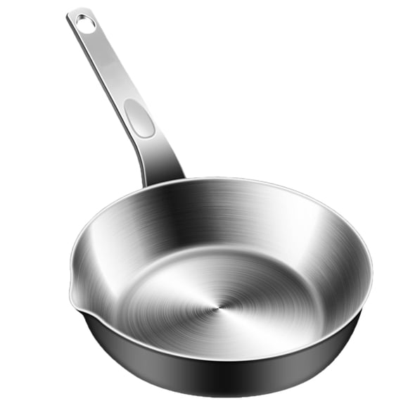 FOMIYES Sartén De Acero Inoxidable Para Huevos Con Compacto Y Duradero