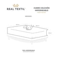 thumbnail image 4 of Protector Cubre Colchón 100% Impermeable, Transpirable y Ligera Real Textil (Individual), 4 of 5