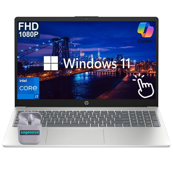 Notebook HP 15 Intel Core i7 16GB RAM 512GB SSD Pantalla Tactil 15.6 Pulgadas Windows 11