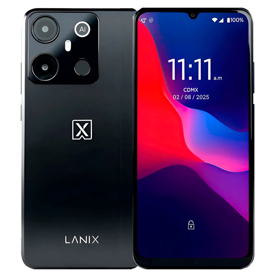 Smartphone Lanix Alpha 2 Dual SIM 128GB 6+6GB RAM Negro Desbloqueado
