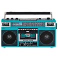 thumbnail image 1 of Radiocasetera QFX Turquesa Bluetooth con Conversión a MP3 y Ecualizador de 3 Bandas Am/Fm, 1 of 9