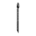 thumbnail image 2 of RKSTN Measuring scale Snow Gauge Snow Measuring Stick Outdoor Measuring Gauge Winter Iron Art Snow Gauge Inches Christmas Decorations Outdoor Yard Stake, 2 of 6