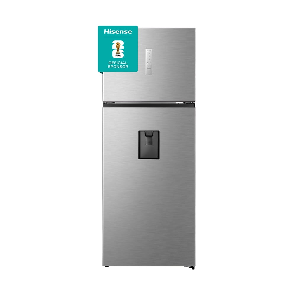 Refrigerador 16 Pies Hisense con Despachador de Agua Acero Inoxidable