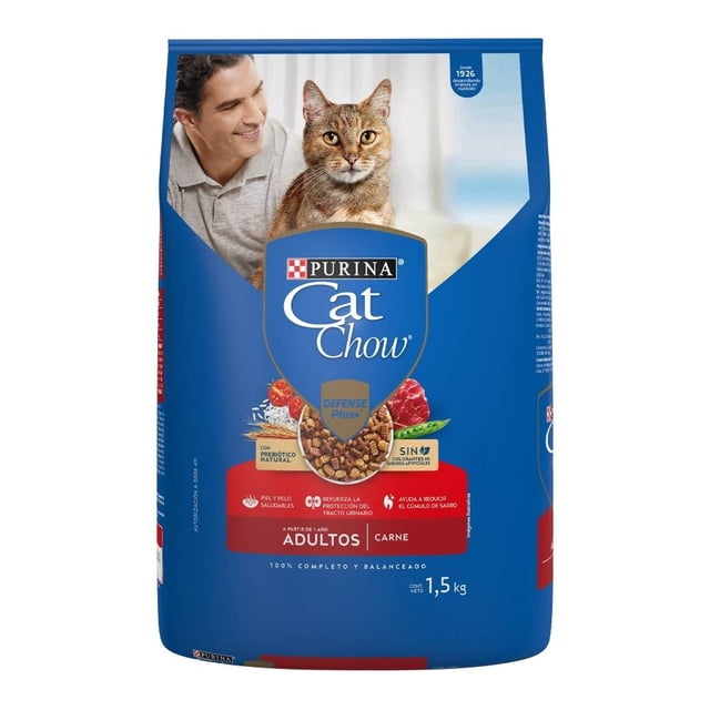Alimento para Gato Purina Cat Chow Adulto Defense Plus Carne 1.5 kg