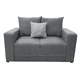 thumbnail image 2 of Love seat El Bazar Store Miami Lino Gris oxford 2 plazas, Modular, Moderno, Sala, 2 of 5