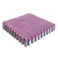 thumbnail image 2 of Plush Puzzle Floor Mat Bedside Bedroom Bedside Carpet Home Living Room 1CM Thick Suede Foam Ground Mat, 2 of 8
