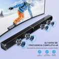 thumbnail image 2 of Barras De Sonido Bluetooth Home Theater Bocinas Para Tv 2.0 negro, 2 of 5