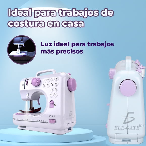 Maquina de coser multi funciones bordado overlook entre 10 funciones más