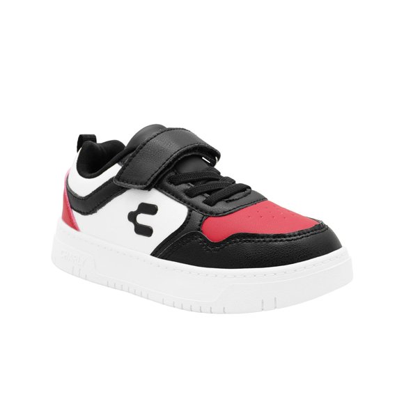 Tenis Urbano Para Niño Charly® Color Blanco Rojo Vulcanizado blanco 19.5