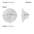 thumbnail image 5 of Pioneer TS-G1620F Altavoz Coaxial de 2 Vías 6-1/2" 300W Máx./40W Nom., Pioneer NA, 5 of 5