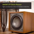 thumbnail image 2 of Subwoofer Dayton Audio CS1000 de 10" y 180 W, amplificado, acabado en madera, 2 of 7