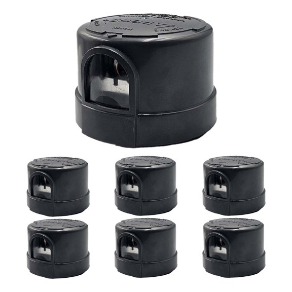 7 Pzs Fotocelda Interruptor Fotoelectrico 120-240V