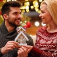 thumbnail image 4 of Adornos navideños para casa de nieve con galletas y dulces, figuritas navideñas, adornos para decorar el hogar, la habitación y el dormitorio., 4 of 6
