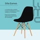 thumbnail image 2 of Set de 4 sillas de Comedor LUMO Tipo Eames negro, 2 of 7