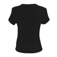 thumbnail image 2 of Playera George para Mujer, Manga Corta Con Escote Redondo Negro Talla EG, 2 of 4