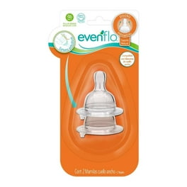 Mamila Evenflo Cuello Ancho Flujo Medio 2 Piezas
