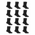 thumbnail image 2 of Fruit of the Loom Calcetin para Niño, Talla Chica, Color Negro, 12 Pares, 2 of 7