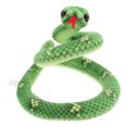 thumbnail image 1 of KAKOWELY Juguete de serpiente de peluche de simulación, serpiente falsa realista, juguete de serpiente de broma para fiesta, 1 of 5