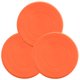 thumbnail image 1 of Discos para lanzamiento preciso FlyBixOrange 3 Piezas Discos voladores Silicona Ø18 cm Naranja. VentDepot MXYOG-003, 1 of 2