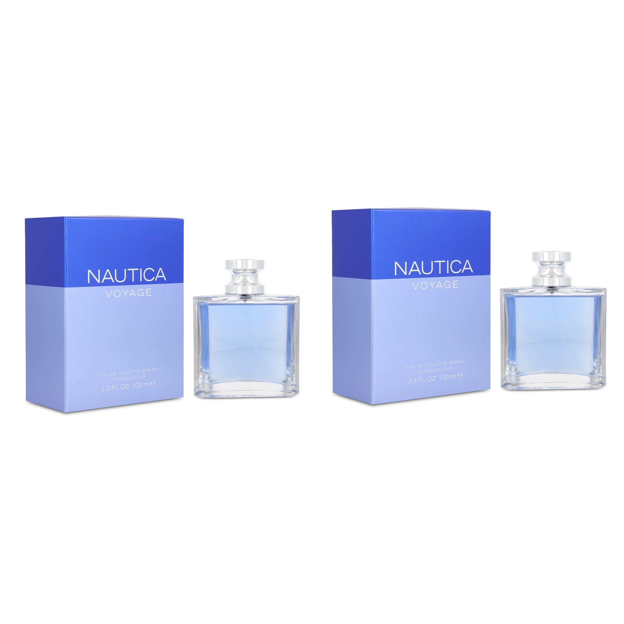 Fragancia Nautica Voyage 100 Ml Edt Nautica 2X1 Amaderada Acuática para Hombres