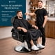 thumbnail image 2 of Sillón de barbería Nanofort robusto ajustable hasta 129 cm Negro, 2 of 10