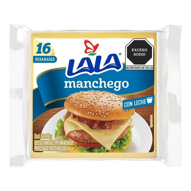 Queso Manchego Lala Rebanado 288 g
