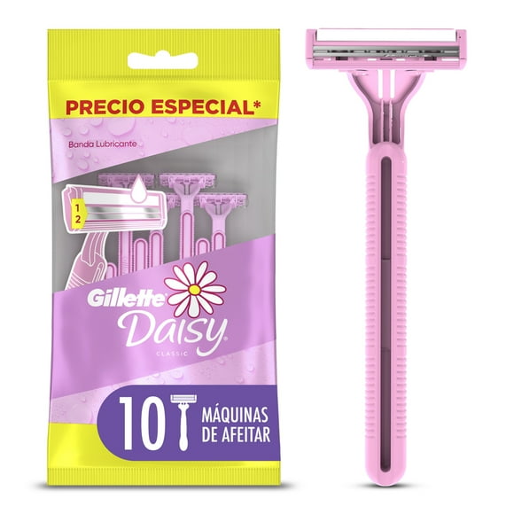 Rastrillo para Afeitar Desechable Gillette Daisy 10 pzas