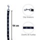thumbnail image 3 of Correa Para Perro Importadora La Merced Negro Estampado Huellitas Talla Mediana Ergonómico Altamente Resistente, 3 of 3