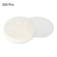thumbnail image 3 of Uxcell 200pcs Parchment Paper Rounds, 4 inch Non Stick Baking Paper Liners for Baking Grilling Air Fryer Steaming, White, 3 of 5