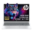 thumbnail image 1 of Laptop HP Ominibook 5: Procesador AMD Ryzen AI 7 350 (hasta 5.0 GHz), Memoria de 16GB DDR5, SSD de 512GB, Pantalla de 16" LED, Video Radeon Graphics, S.O. Windows 11 Home. Teclado Versión en Inglés., 1 of 4