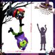 thumbnail image 3 of Inflable de Bruja Decorativo con Gato Negro y Luz LED Morado, Decoraciones de Halloween Juguetes Inflables para Exteriores, Decoraciones de Patio con Luz Inserción Fija, 3 of 6