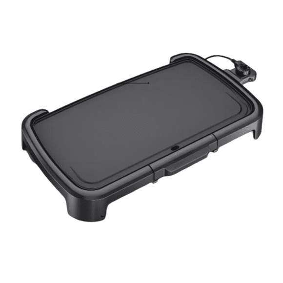 Parrilla Eléctrica con Antiadherente con Control de Temperatura Modelo Negro