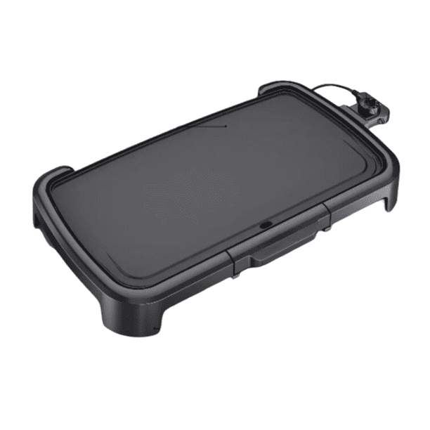 Parrilla Eléctrica con Antiadherente con Control de Temperatura Modelo Negro