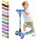 thumbnail image 1 of Monopatin Scooter para Niños de 2 a 5 Años Hurtle, 3 Ruedas con Luces LED, Mini Kickboard con Freno, Manillar Ajustable de 63 cm a 71 cm, Antideslizante, Patin del Diablo, Graffiti, 1 of 7