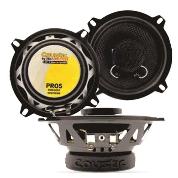 Juego de 2 Bocinas Coaxiales 5.25 PULGADAS 2 Vías Coustic CHPRO5
