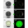 thumbnail image 5 of Reloj mecánico luminoso para coche, mini reloj para salpicadero de coche, con puntero de acero., 5 of 5