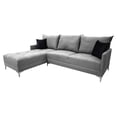 thumbnail image 4 of Sala Esquinera Modular El Bazar Store Caslon Gris Plata 260x180 cm Lino Nacional, 4 of 6