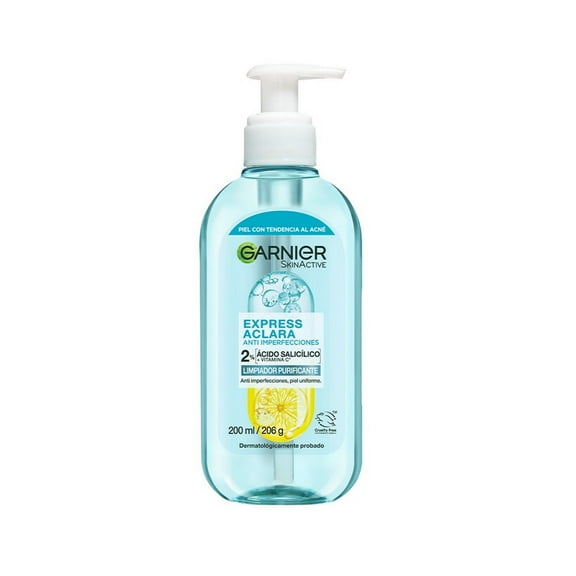 Limpiador purificante Garnier skin active anti imperfecciones 200 ml