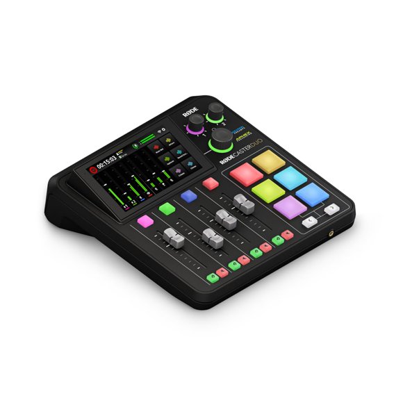 Solución de producción RØDE RødeCaster Duo Podcasting Streaming