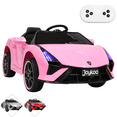 thumbnail image 1 of Montable Electrico para Niños Carro Deportivo Bluetooth Luz Led Control Remoto 12v - Rosa, 1 of 7