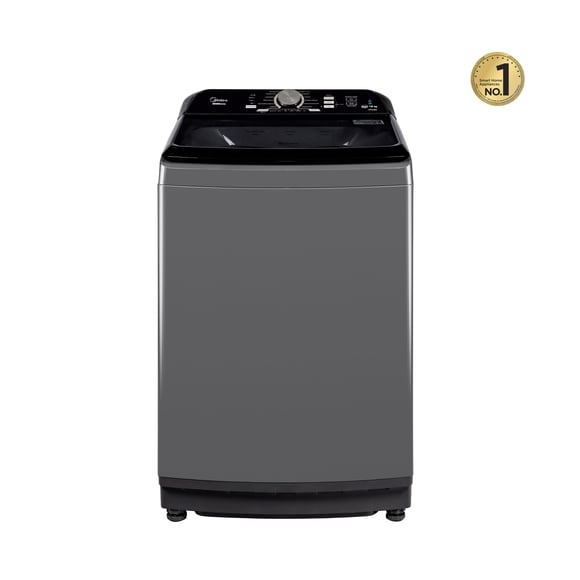 Lavadora Midea Automática Carga Superior 18Kg Vortex Wash Impeller Gris