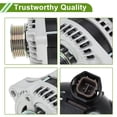 thumbnail image 4 of Alternador Automotriz Único Bargains para Honda Odyssey 2005-2007 Alta Salida 130A 12V 1 Pc No.31100RDJA01, 4 of 7